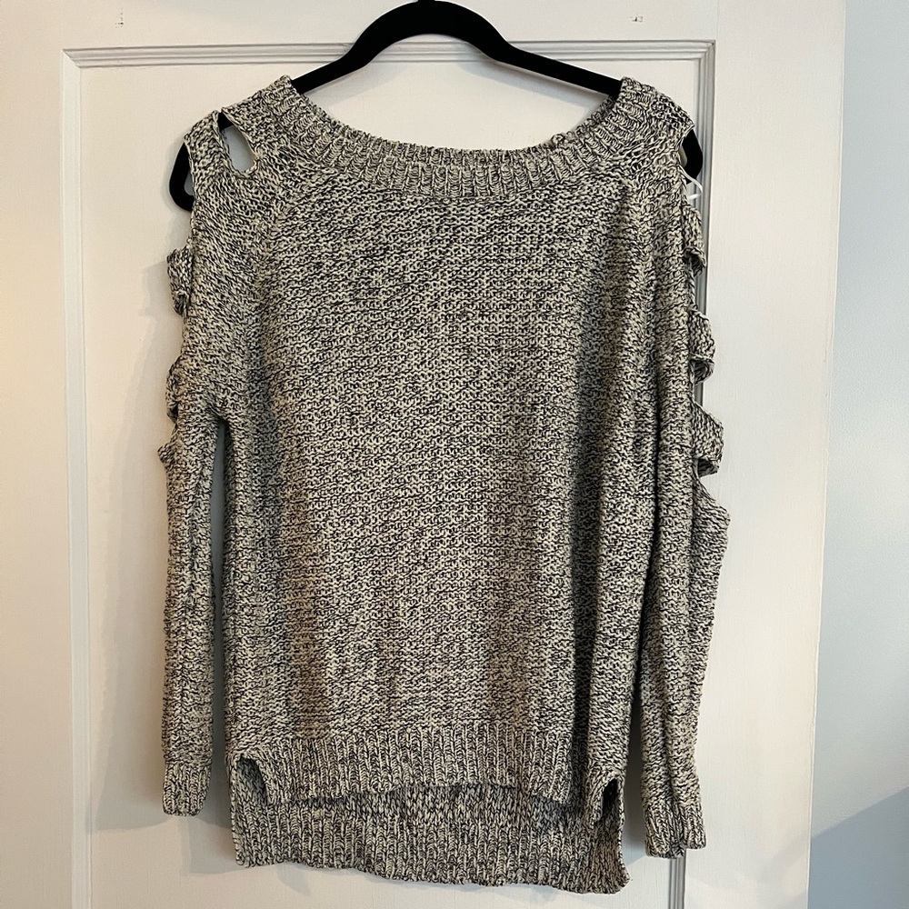 RD style cold shoulder sweater